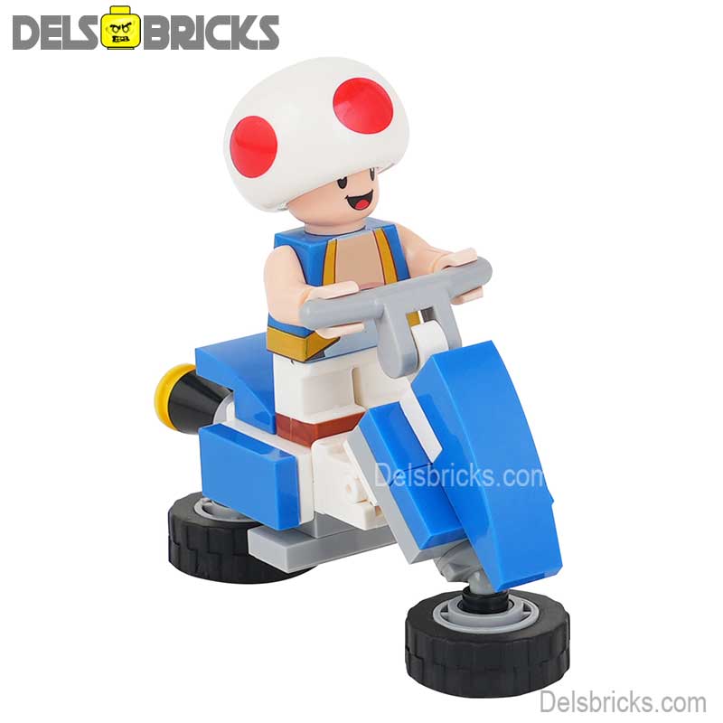 Toad Kart (The Super Mario Bros.) - Custom Building Blocks Mini Figures Compatible with LEGO