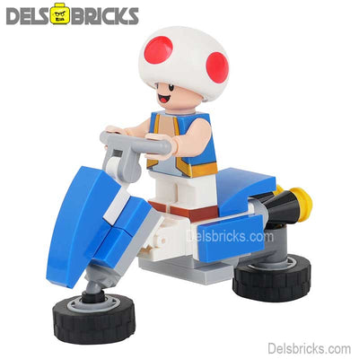 Toad Kart (The Super Mario Bros.) - Custom Building Blocks Mini Figures Compatible with LEGO