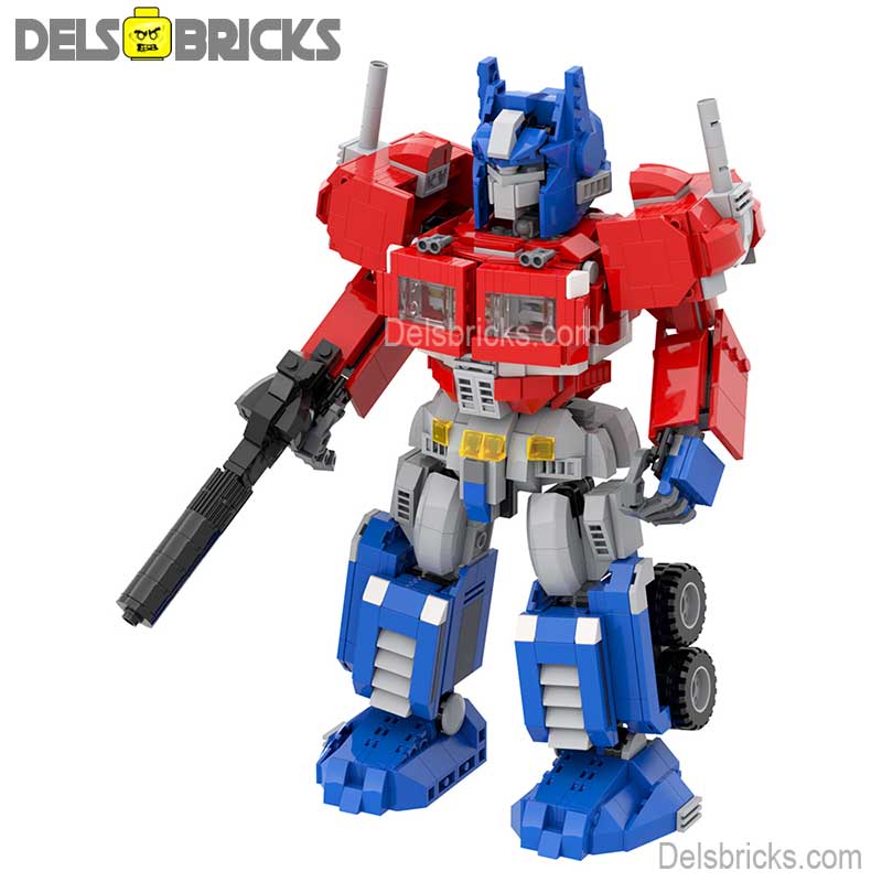 Optimus Prime Large Size (Transformers) - Custom Building Blocks Mini Figures Compatible with LEGO