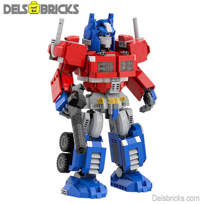 Optimus Prime Large Size (Transformers) - Custom Building Blocks Mini Figures Compatible with LEGO