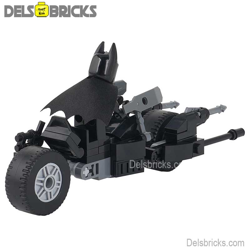 Batman & Batcycle (DC) - Custom Building Blocks Mini Figures Compatible with LEGO