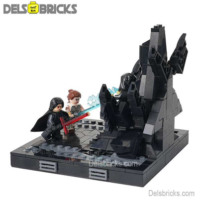 Palpatine's Throne Rey & Kylo Ren (Star Wars) - Custom Building Blocks Mini Figures Compatible with LEGO