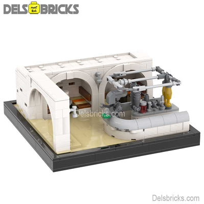 Star Wars Mos Eisley Cantina Playset from Mandalorian (Star Wars) - Custom Building Blocks Mini Figures Compatible with LEGO