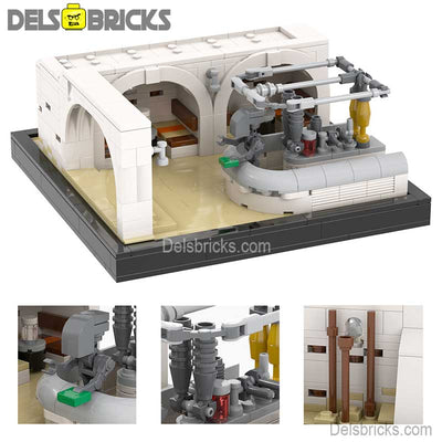 Star Wars Mos Eisley Cantina Playset from Mandalorian (Star Wars) - Custom Building Blocks Mini Figures Compatible with LEGO