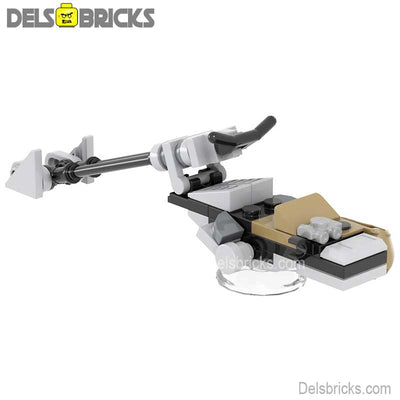 Speeder Bike from Mandalorian (Star Wars) - Custom Building Blocks Mini Figures Compatible with LEGO