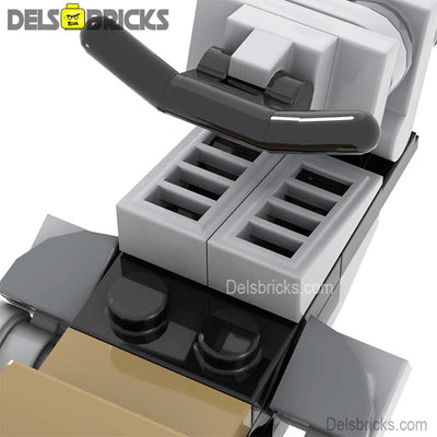 Speeder Bike from Mandalorian (Star Wars) - Custom Building Blocks Mini Figures Compatible with LEGO