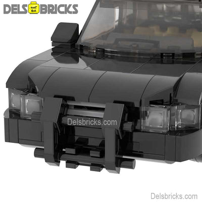 Police Squad Car (Vehicles) - Custom Building Blocks Mini Figures Compatible with LEGO