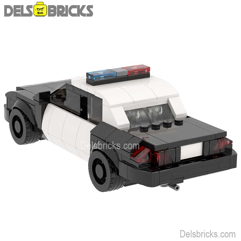 Police Squad Car (Vehicles) - Custom Building Blocks Mini Figures Compatible with LEGO