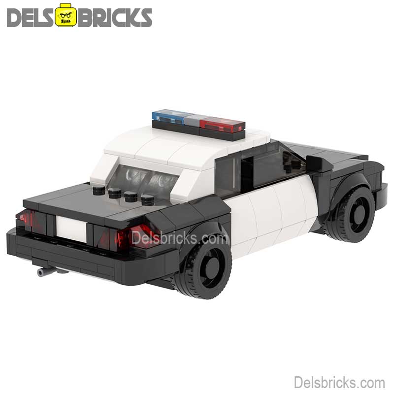Police Squad Car (Vehicles) - Custom Building Blocks Mini Figures Compatible with LEGO