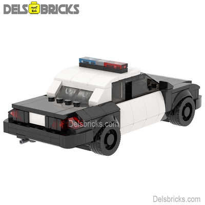 Police Squad Car (Vehicles) - Custom Building Blocks Mini Figures Compatible with LEGO