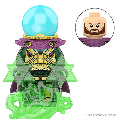 Mysterio (Marvel Spider-Man) - Custom Building Blocks Mini Figures Compatible with LEGO