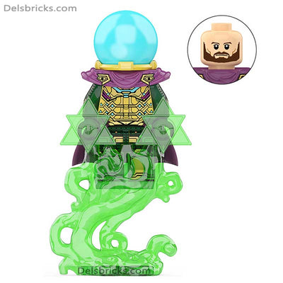 Mysterio (Marvel Spider-Man) - Custom Building Blocks Mini Figures Compatible with LEGO