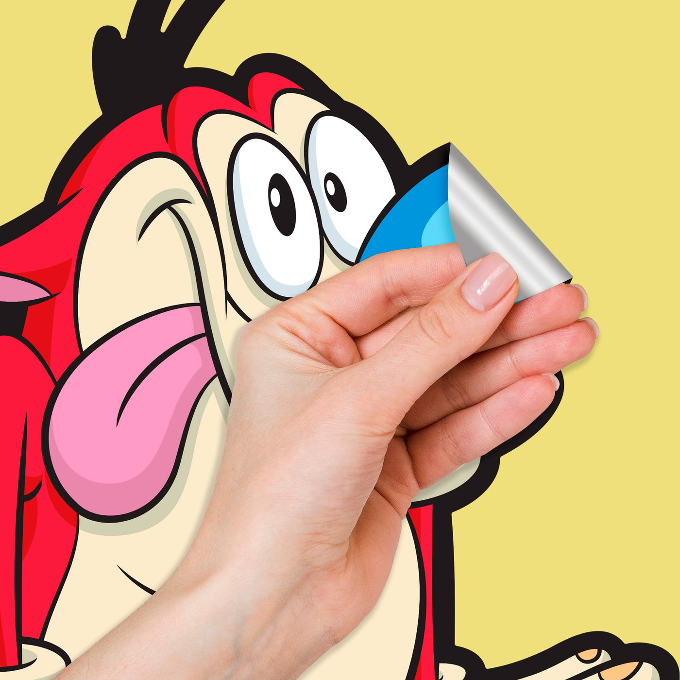 Ren & Stimpy - Ren and Stimpy - RealBig Buddies Collection - Official Nickelodeon - Reusable Vinyl Wall Decals