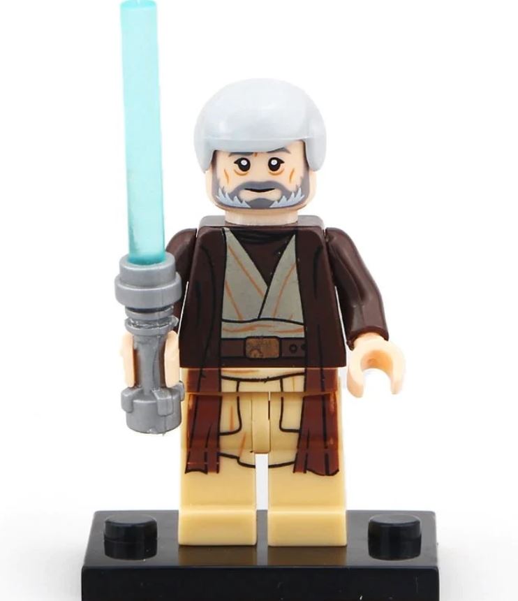 Obi Wan Kenobi - Old Ben (Star Wars) - Custom Building Blocks Mini Figures Compatible with LEGO