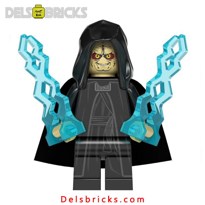 Emperor Palpatine Darth Sidious (Star Wars) - Custom Building Blocks Mini Figures Compatible with LEGO