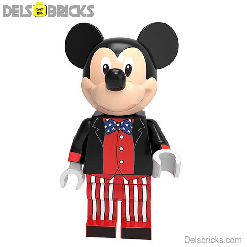 Mickey Mouse (Disney) - Custom Building Blocks Mini Figures Compatible with LEGO