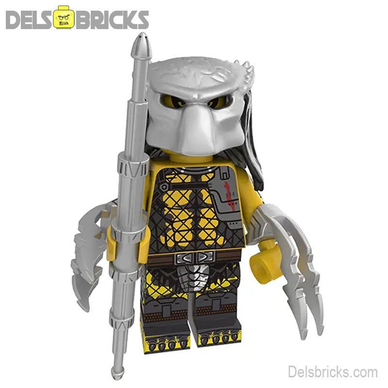 The Predator Yellow Yautja (Predator) - Custom Building Blocks Mini Figures Compatible with LEGO