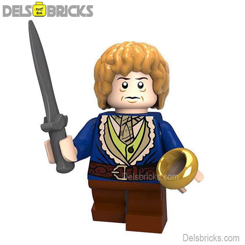 Bilbo Baggins The Hobbit (The Lord of the Rings) - Custom Building Blocks Mini Figures Compatible with LEGO