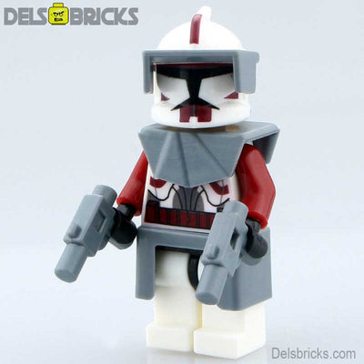 Commander Fox Phase 1 ARC Clone Trooper (Star Wars) - Custom Building Blocks Mini Figures Compatible with LEGO