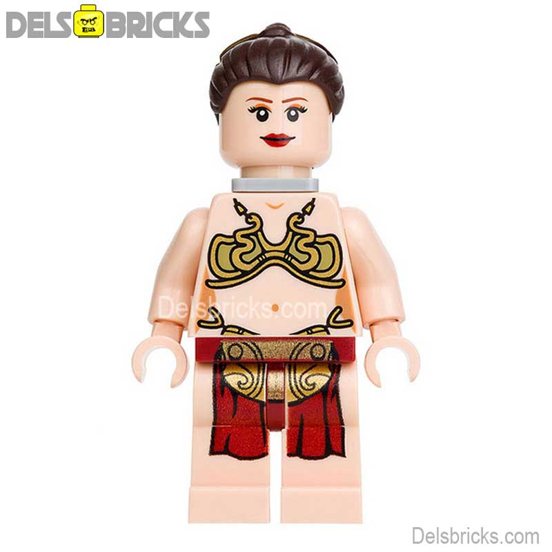 Princess Leia Slave Outfit from Return Of The Jedi (Star Wars) - Custom Building Blocks Mini Figures Compatible with LEGO