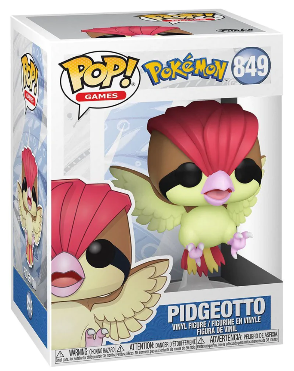 POP! Games: 849 Pokemon, Pidgeotto