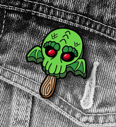 HareBrained! Cthulhu Ice Scream Enamel Pin