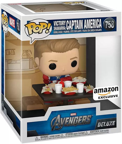 POP! Marvel (Super Deluxe): 758 Victory Shawarma, CPT America Exclusive