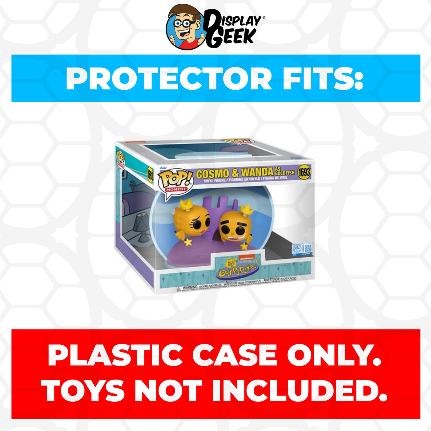 Pop Protector for Cosmo & Wanda as Goldfish #1693 Funko Pop Moment on The Protector Guide App by Display Geek