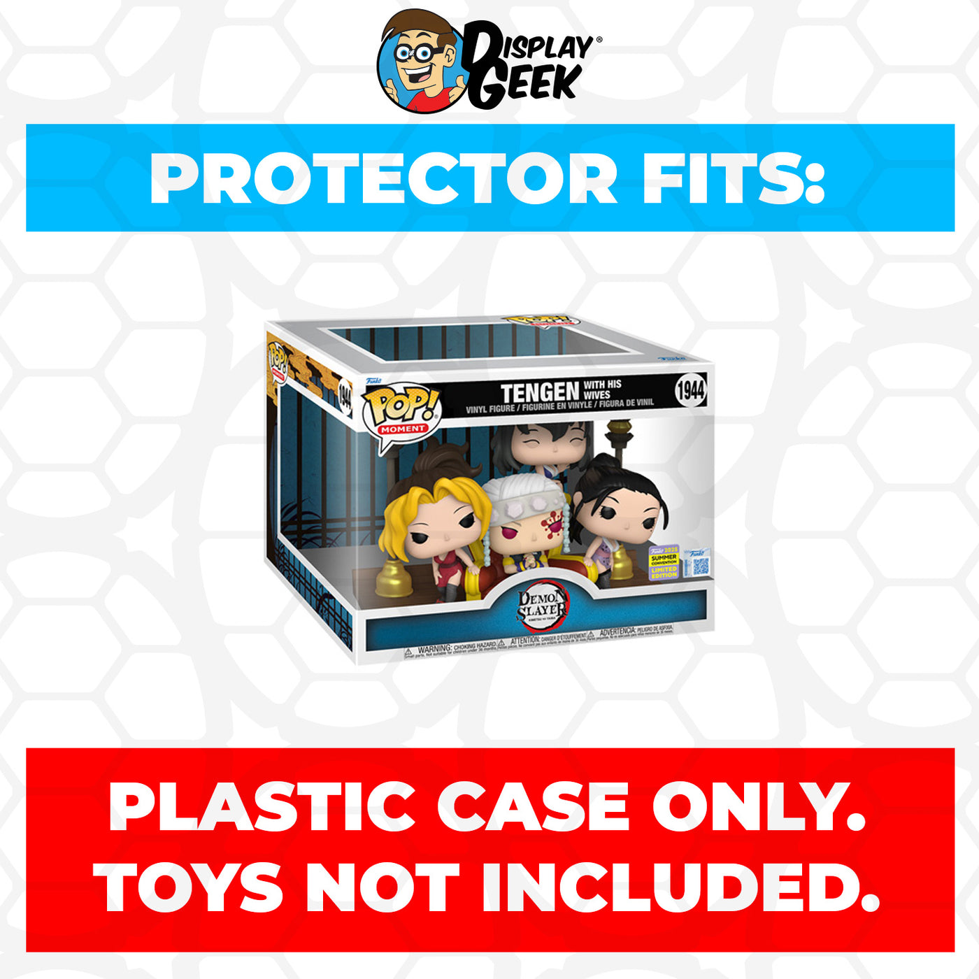 Pop Protector for Tengen with his Wives SDCC #1944 Funko Pop Moment on The Protector Guide App by Display Geek