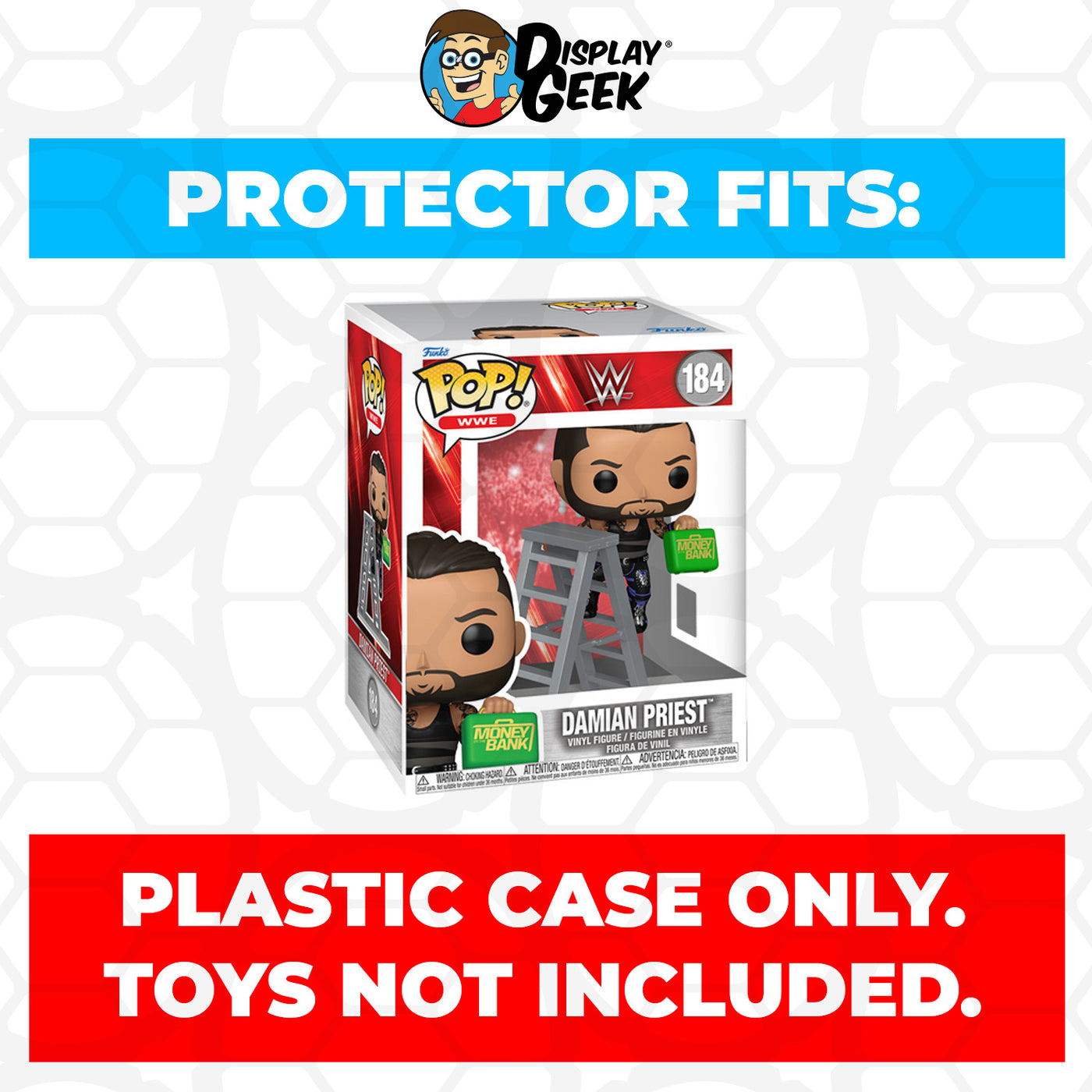Pop Protector for Damian Priest Money in the Bank #184 Funko Pop Premium