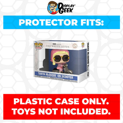 Pop Protector for The White Lotus Tanya McQuoid on Scooter #125 Funko Pop Rides on The Protector Guide App by Display Geek