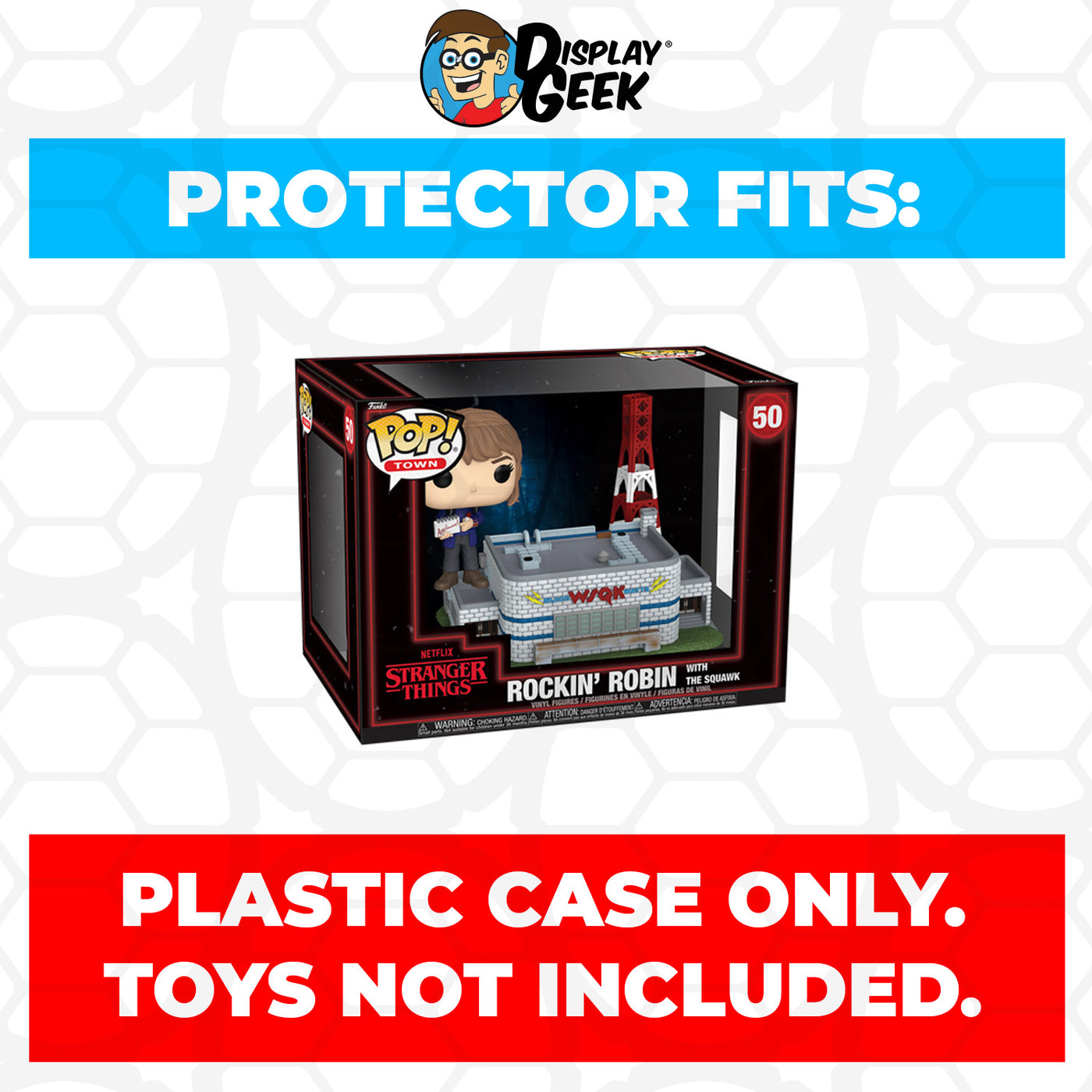 Pop Protector for Rockin Robin with The Squawk #50 Funko Pop Town