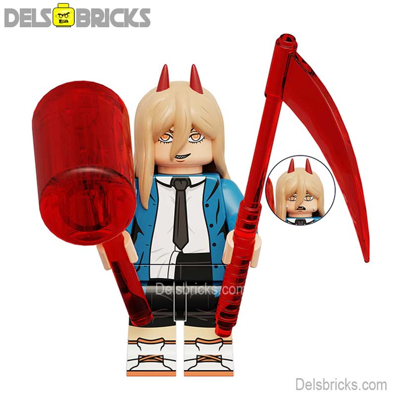 Chainsaw Man Power (Chainsaw Man) - Custom Building Blocks Mini Figures Compatible with LEGO