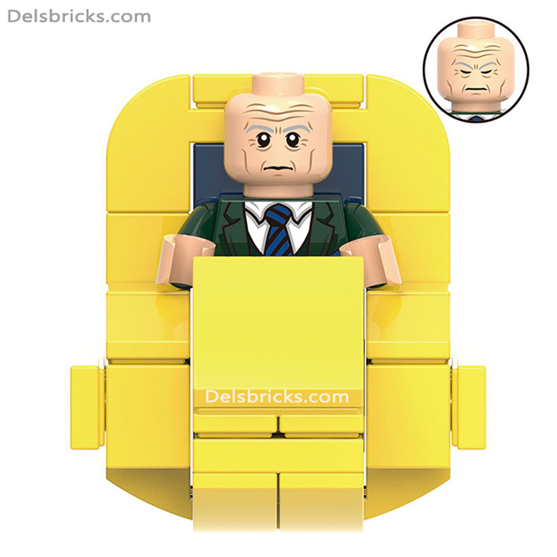 Professor X (Marvel X-Men) - Custom Building Blocks Mini Figures Compatible with LEGO