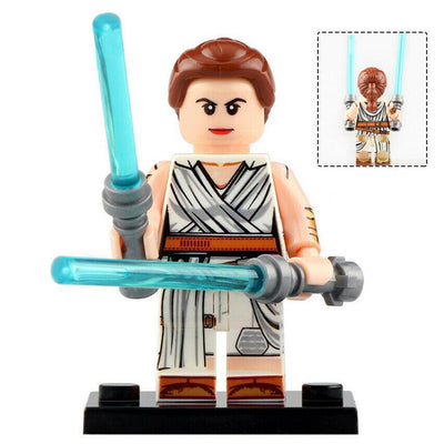 Rey Skywalker (Star Wars) - Custom Building Blocks Mini Figures Compatible with LEGO