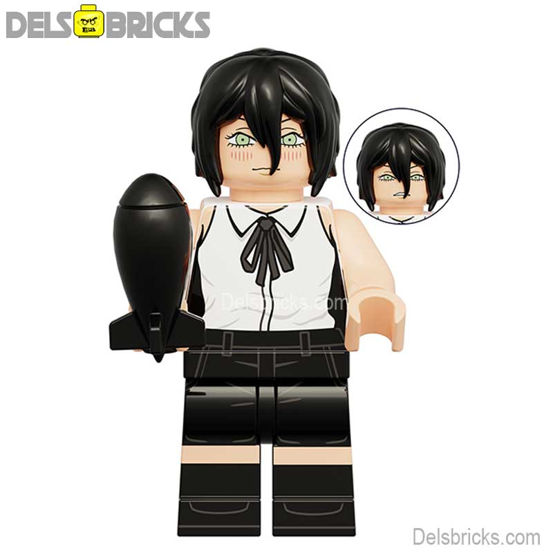 Lady Reze Bomb Girl (Chainsaw Man) - Custom Building Blocks Mini Figures Compatible with LEGO