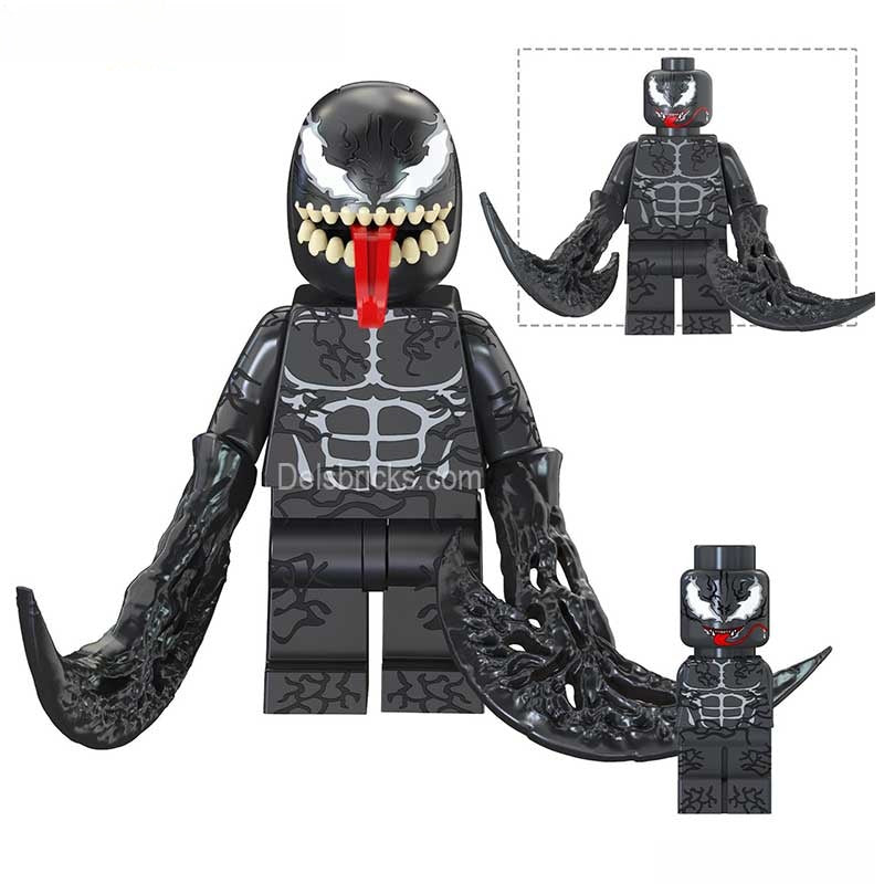 RIOT from Venom (Marvel Spider-Man) - Custom Building Blocks Mini Figu ...
