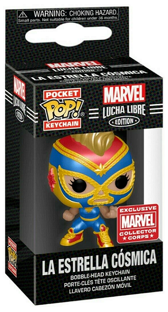 POP! Keychains: Marvel (Lucha Libre), La Estrella Cosmica (MT) Exclusive