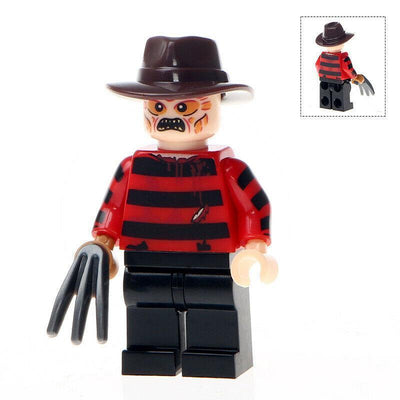 Freddy Krueger Classic (A Nightmare on Elm Street) - Custom Building Blocks Mini Figures Compatible with LEGO