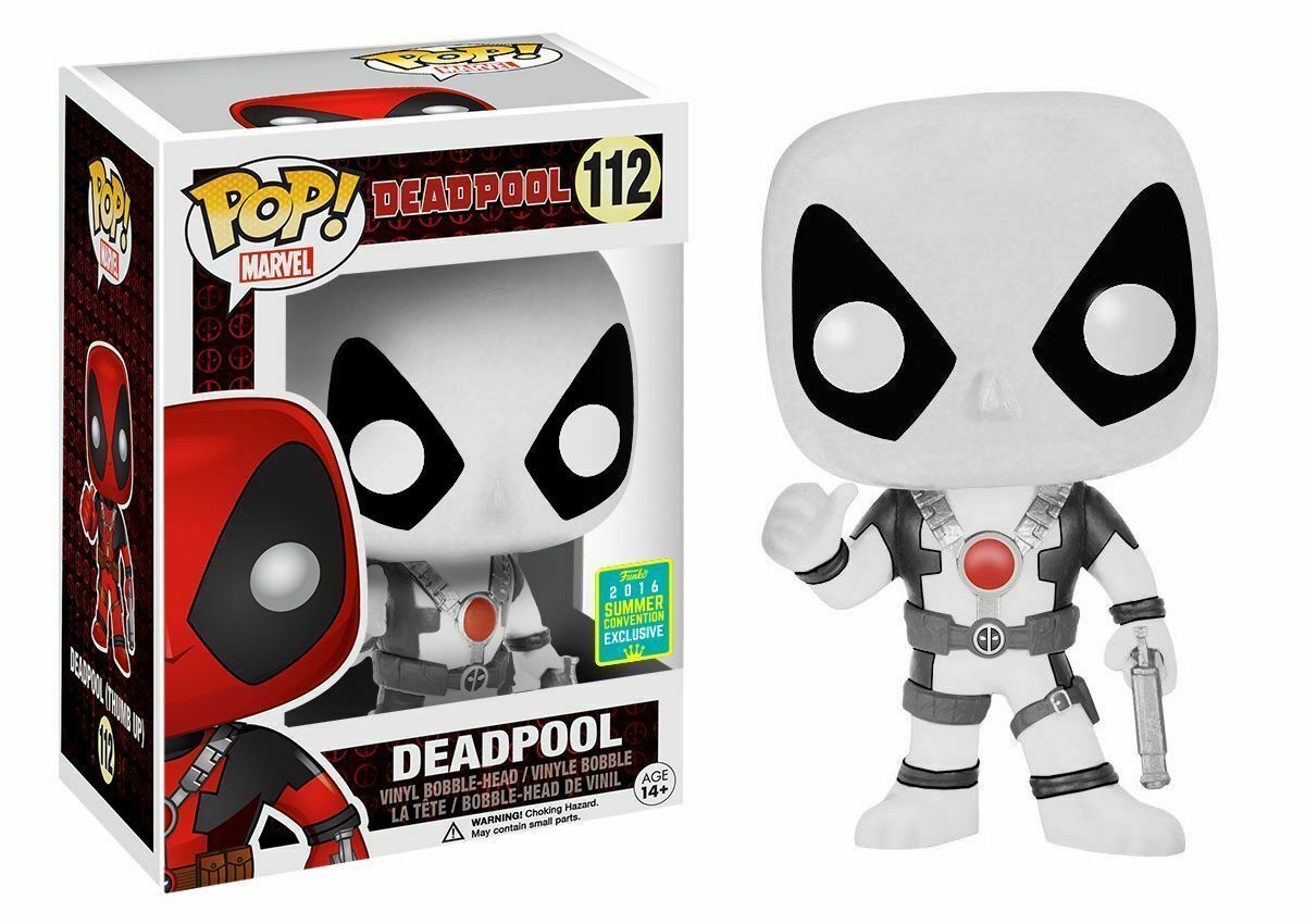 POP! Marvel: 112 Deadpool, Deadpool (White) Exclusive