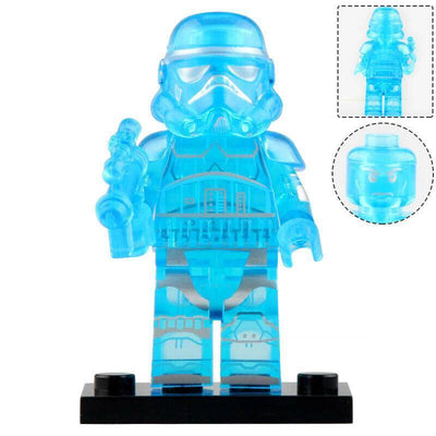 Transparent Imperial Stormtrooper (Star Wars) - Custom Building Blocks Mini Figures Compatible with LEGO