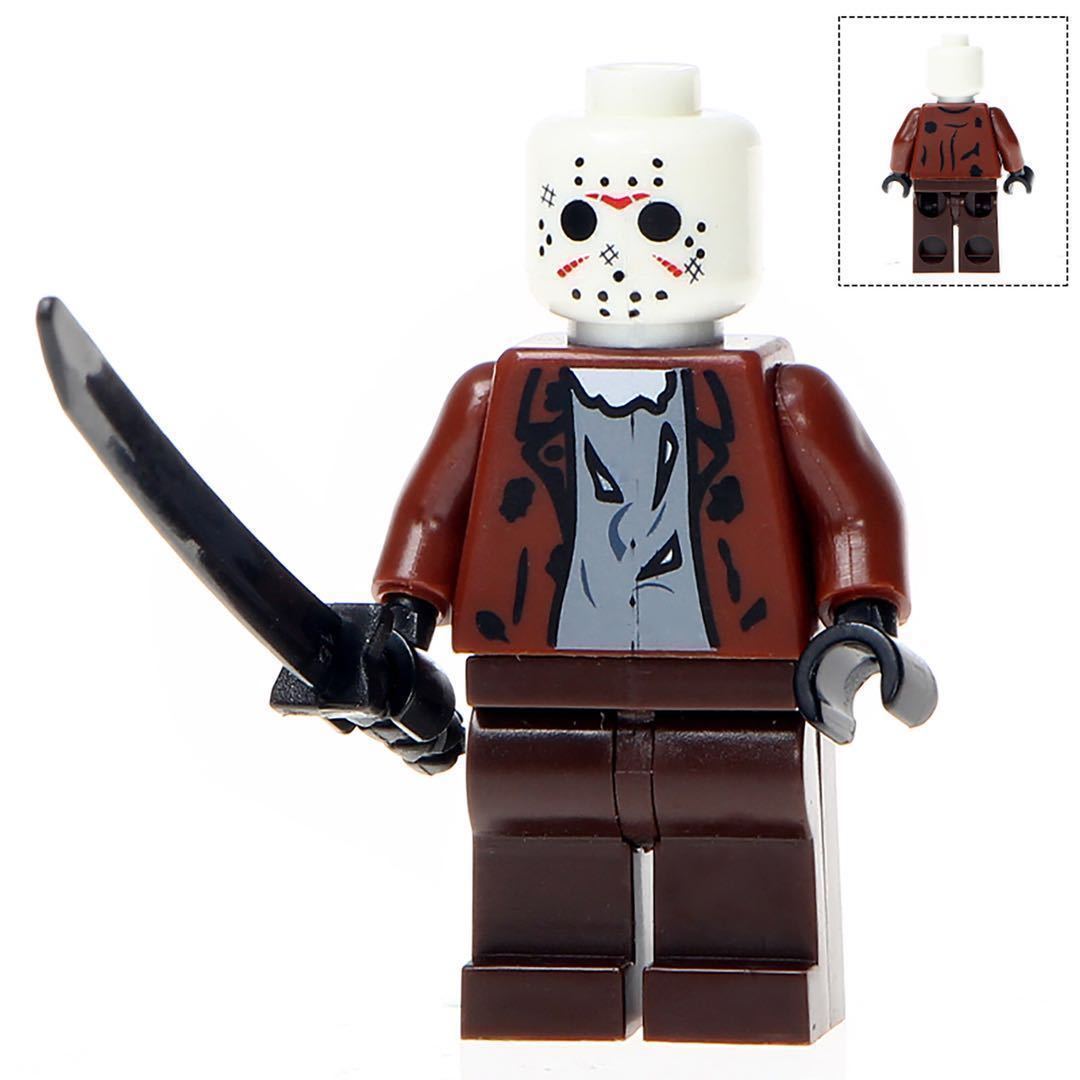 Jason Voorhees Classic (Friday the 13th) - Custom Building Blocks Mini Figures Compatible with LEGO