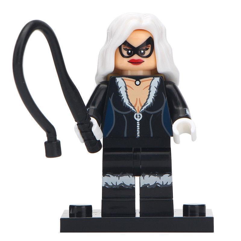 Black Cat (Marvel Spider-Man) - Custom Building Blocks Mini Figures Compatible with LEGO