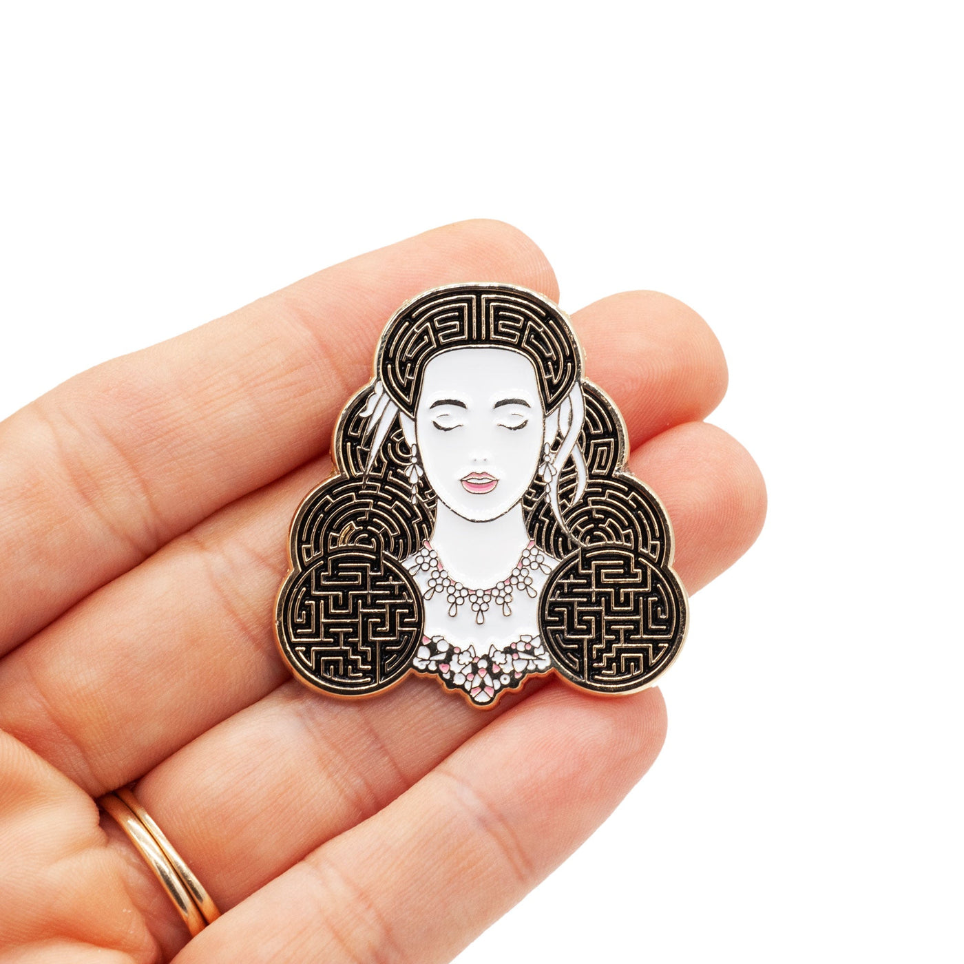 Sarah Enamel Pin