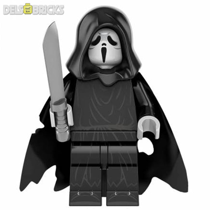 Ghostface (Scream) - Custom Building Blocks Mini Figures Compatible with LEGO