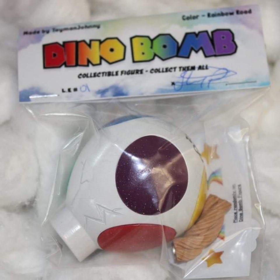 DINO BOMB by ToymanJohnny: "2022 Rainbow Road" [Edition Size: LE22] Spastic Collectibles Exclusive