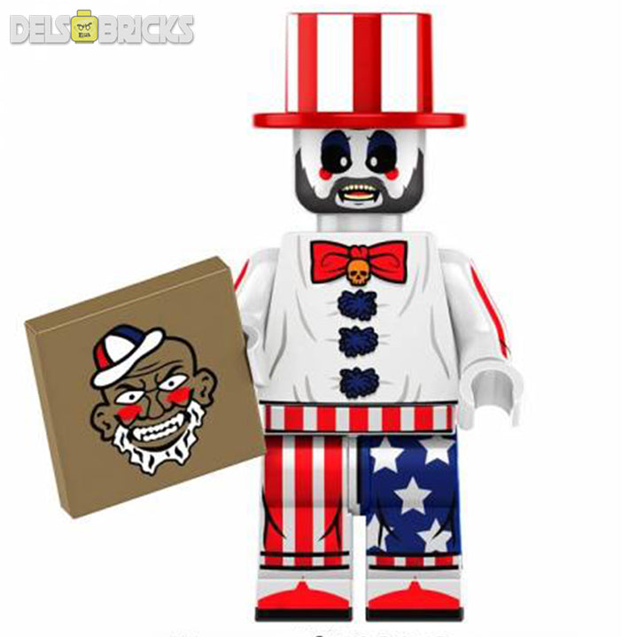 Captain Spaulding (House of 1000 Corpses) - Custom Building Blocks Mini Figures Compatible with LEGO