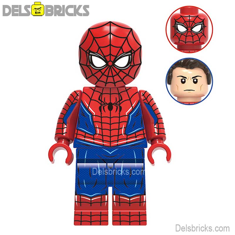 Spider-Man Classic Suit (Marvel Spider-Man) - Custom Building Blocks Mini Figures Compatible with LEGO