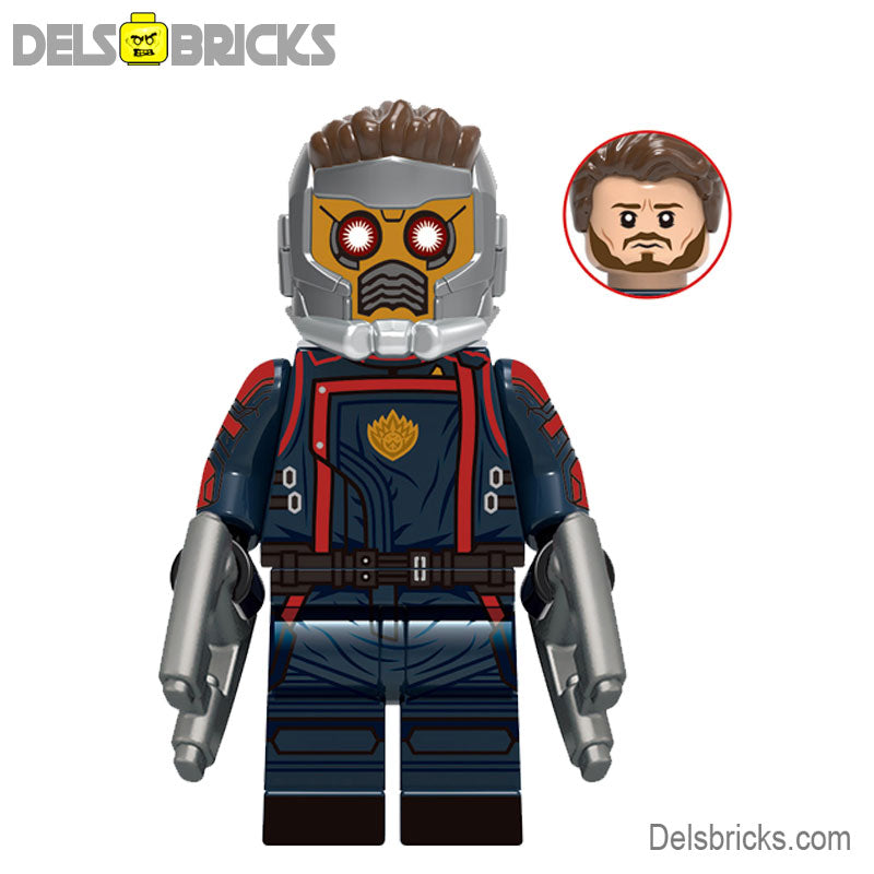 Star-Lord Peter Quill (Marvel Guardians of the Galaxy) - Custom Building Blocks Mini Figures Compatible with LEGO