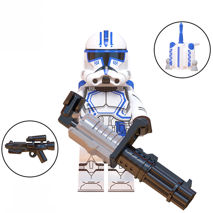 501st Legion Hardcase Clone Trooper (Star Wars) - Custom Building Blocks Mini Figures Compatible with LEGO